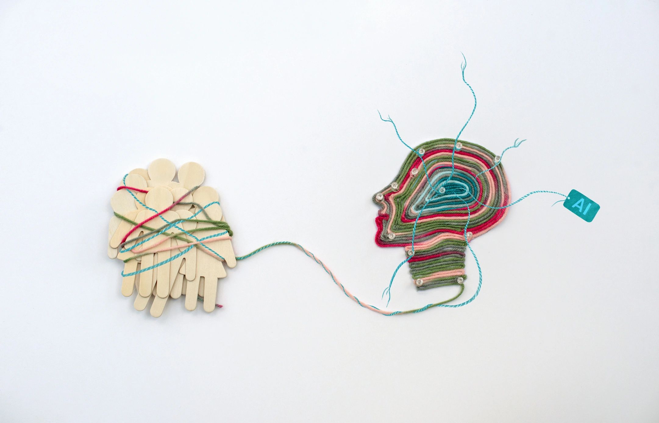 Conceptual illustration about artificial intelligence