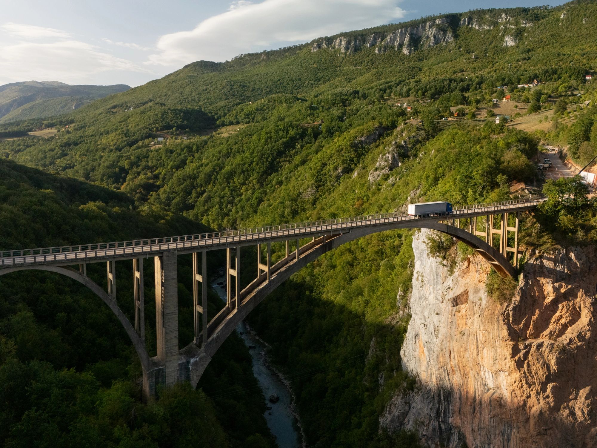 Tara River Canyon and mountain landscape