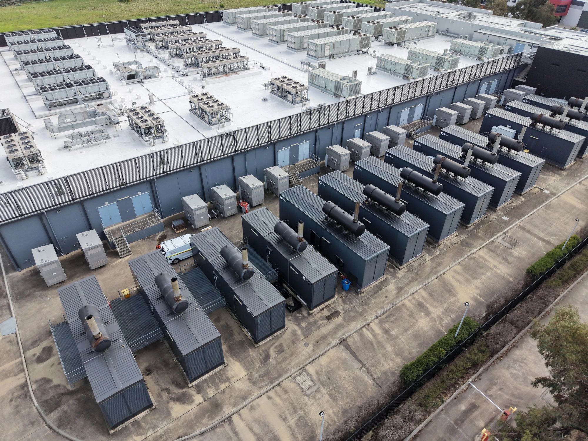 Data center infrastructure representing modern technology